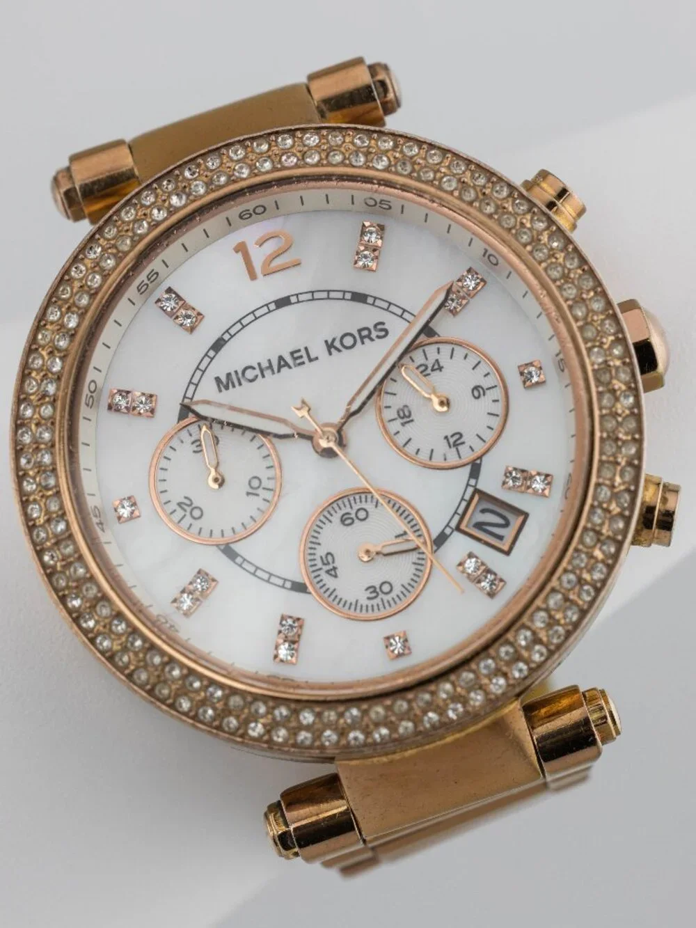 Michael Kors MK5491 Parker Quartz Analog Women's Watch New Battery